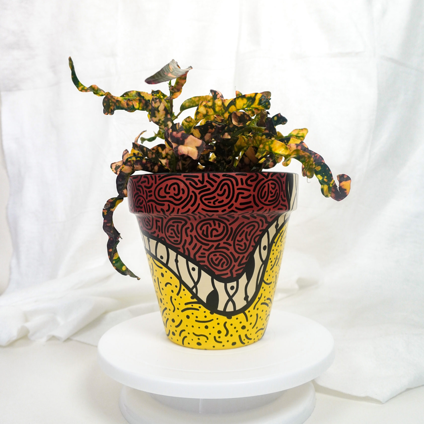 Rusty Lemon Rollercoaster Planter