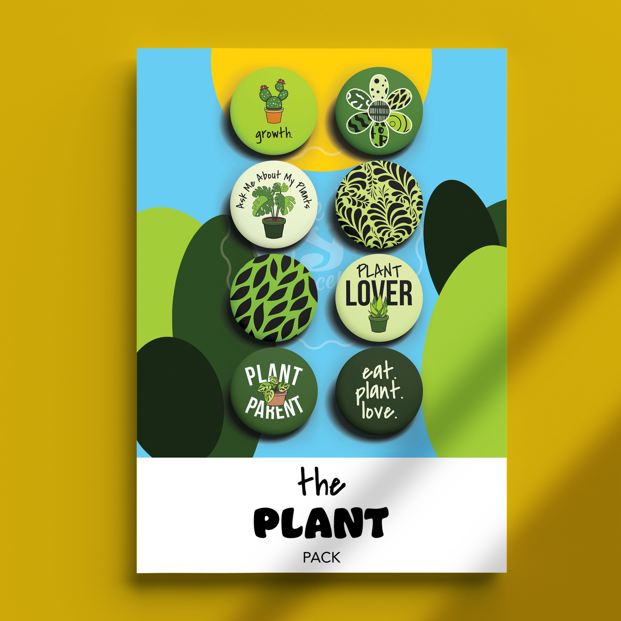 Image of The Plant Pack pins on package